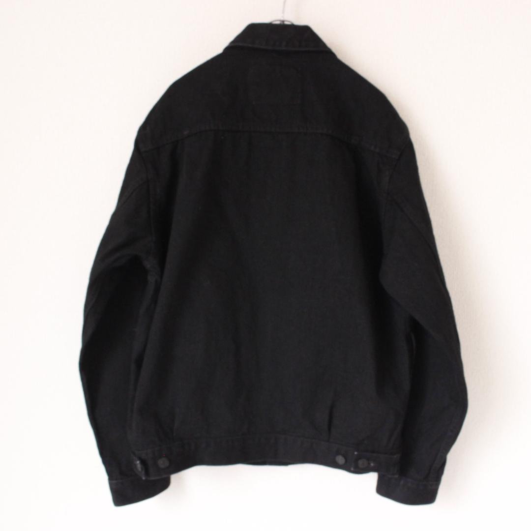 【美品】MOMOTARJEANS 2ndタイプ ブラックデニムジャケット L
