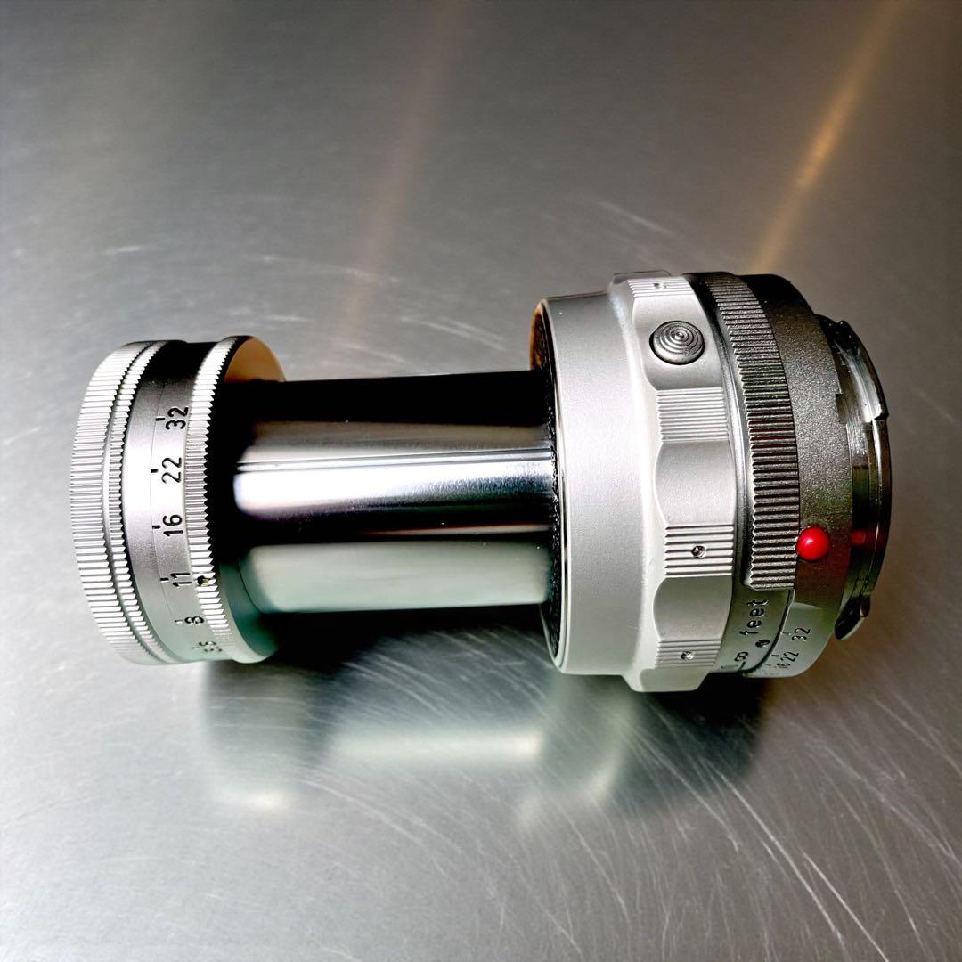 【OH済】Leica Elmar M90mm F4 沈胴　極上美品