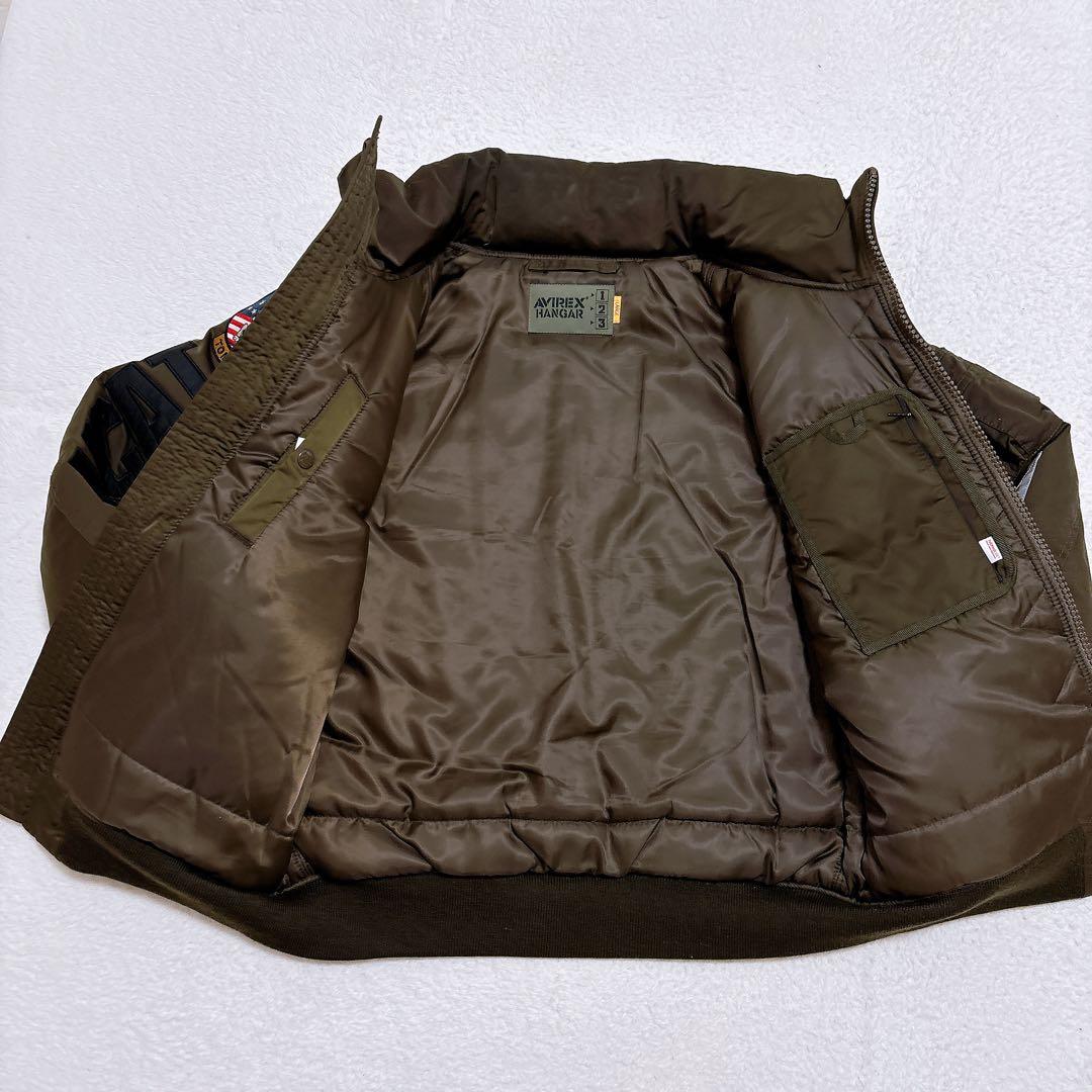 AVIREX カスタム CWU-45/P TOPGUN ワッペン カーキ L