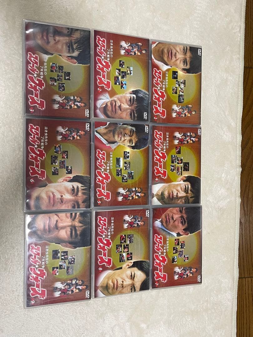 スクールウォーズ DVD全9巻セット 初回限定 Ｔシャツ 美品