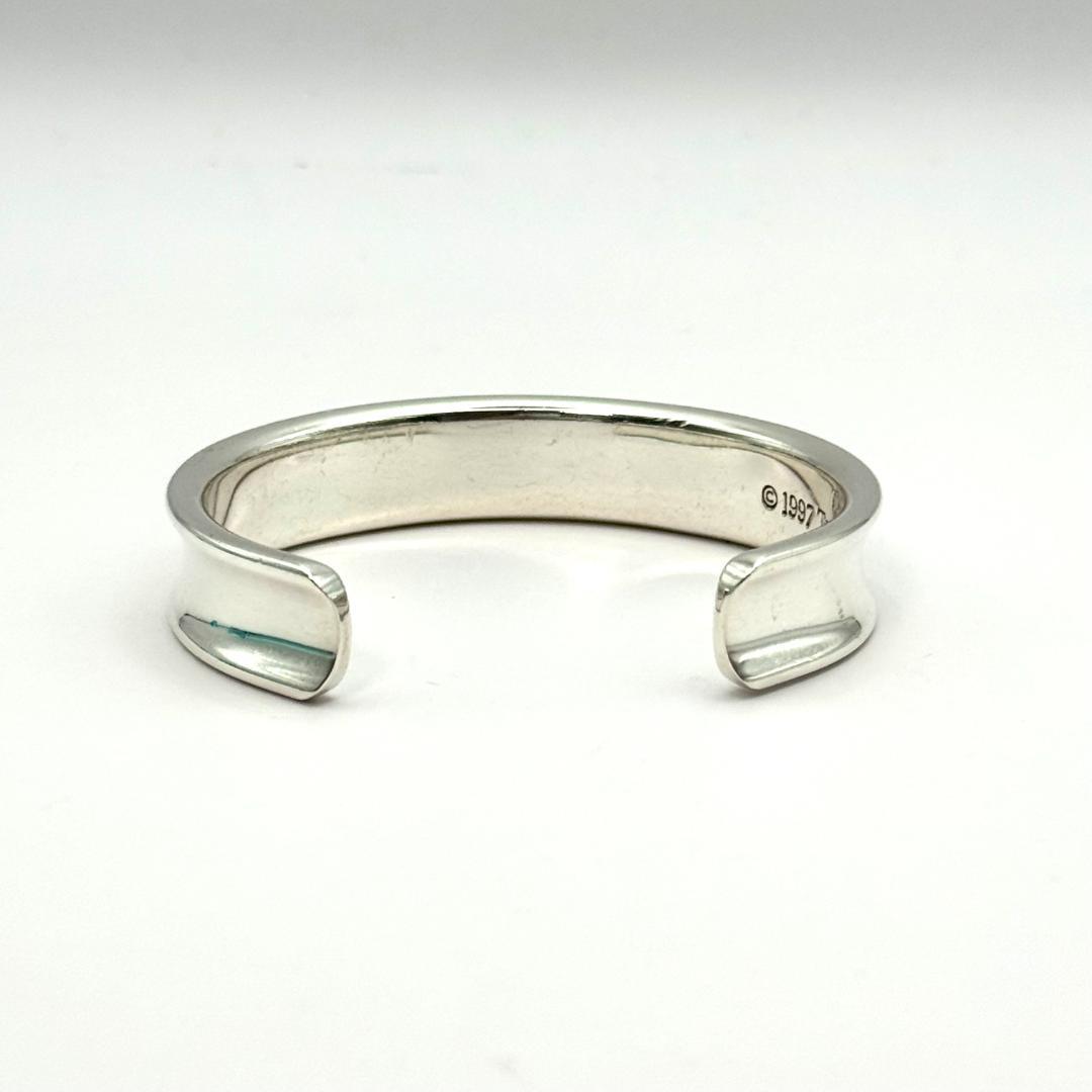 美品 ティファニー ナロー 1837 バングル シルバー 925 ブレスレット