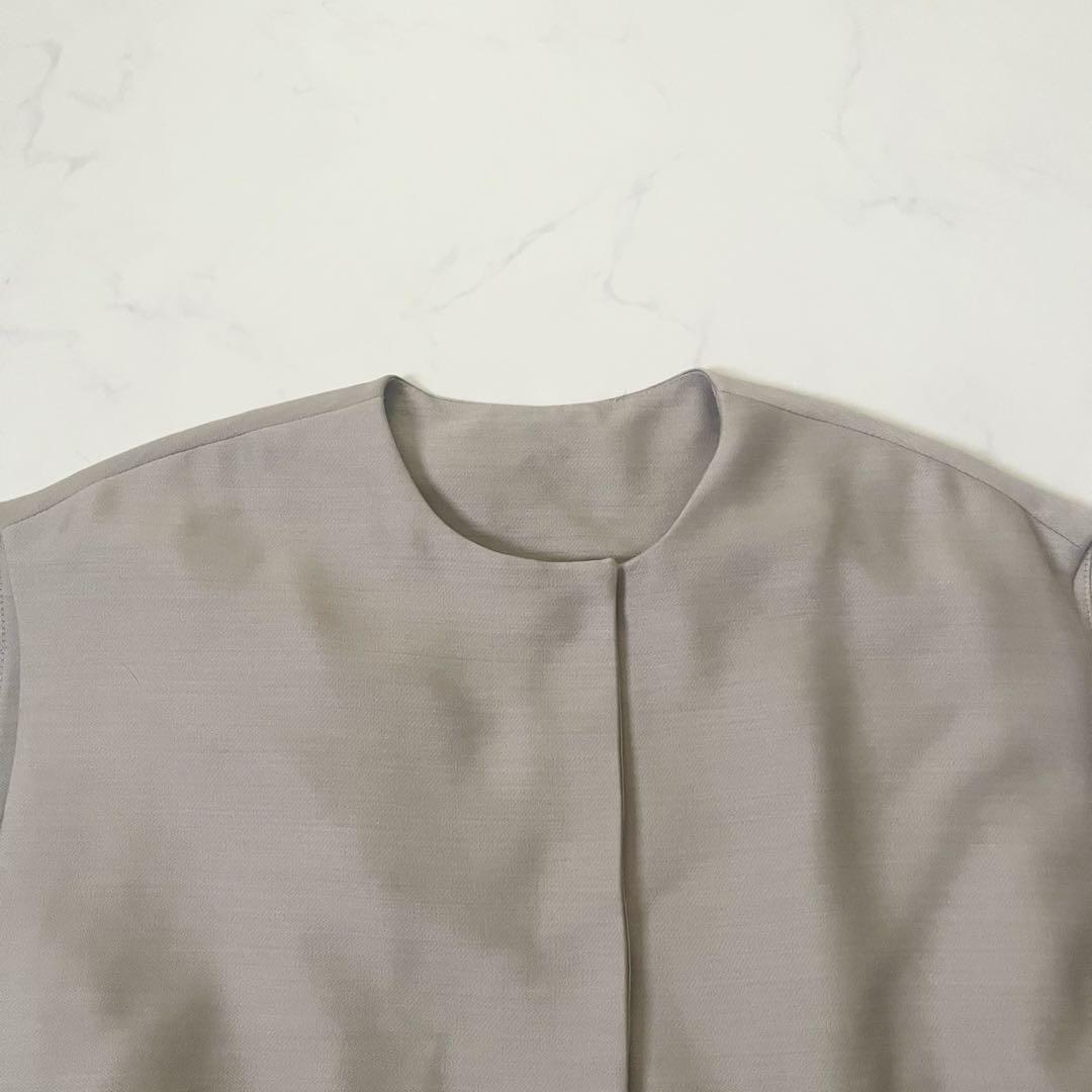 新品タグ付き　ビアズリー　ペプラムギャザージレ