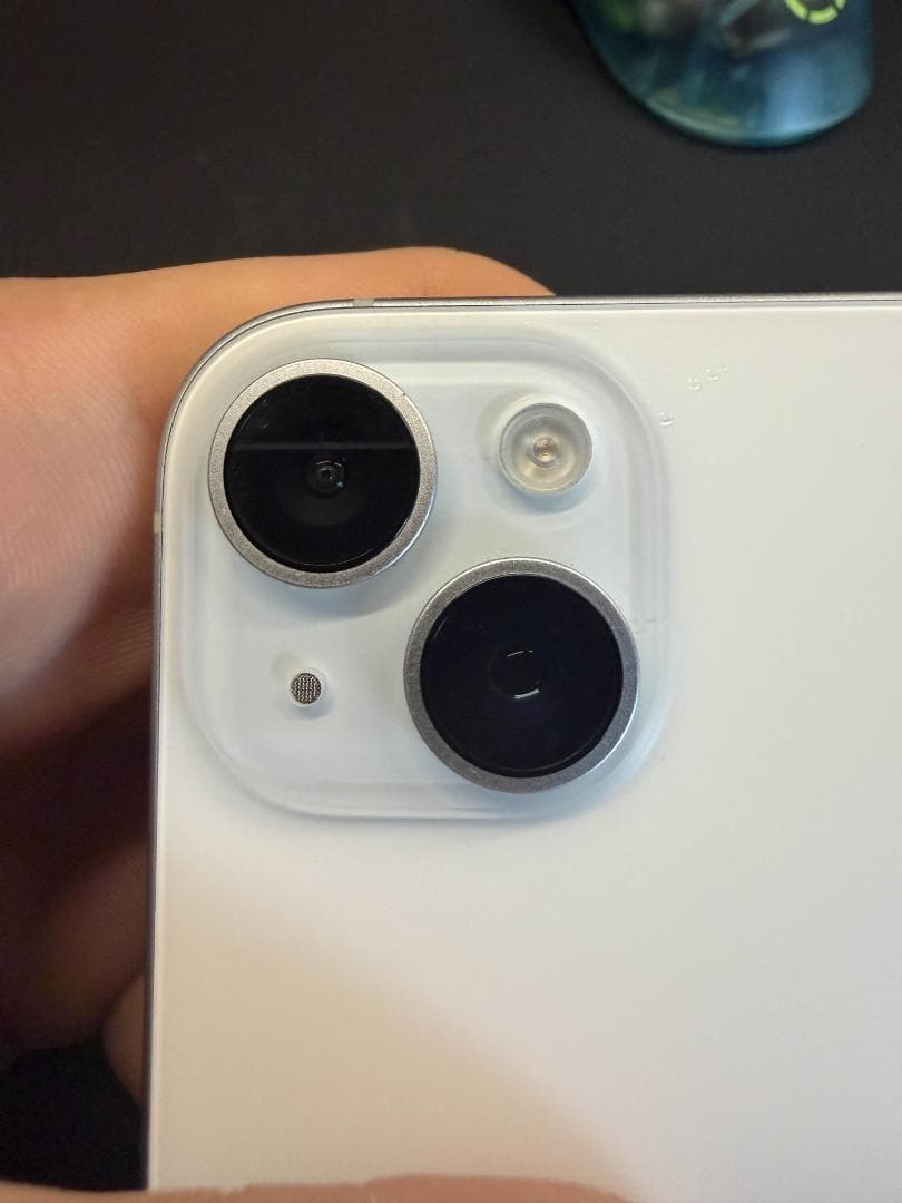 iPhone15 128GB ブルー 箱× BT87％