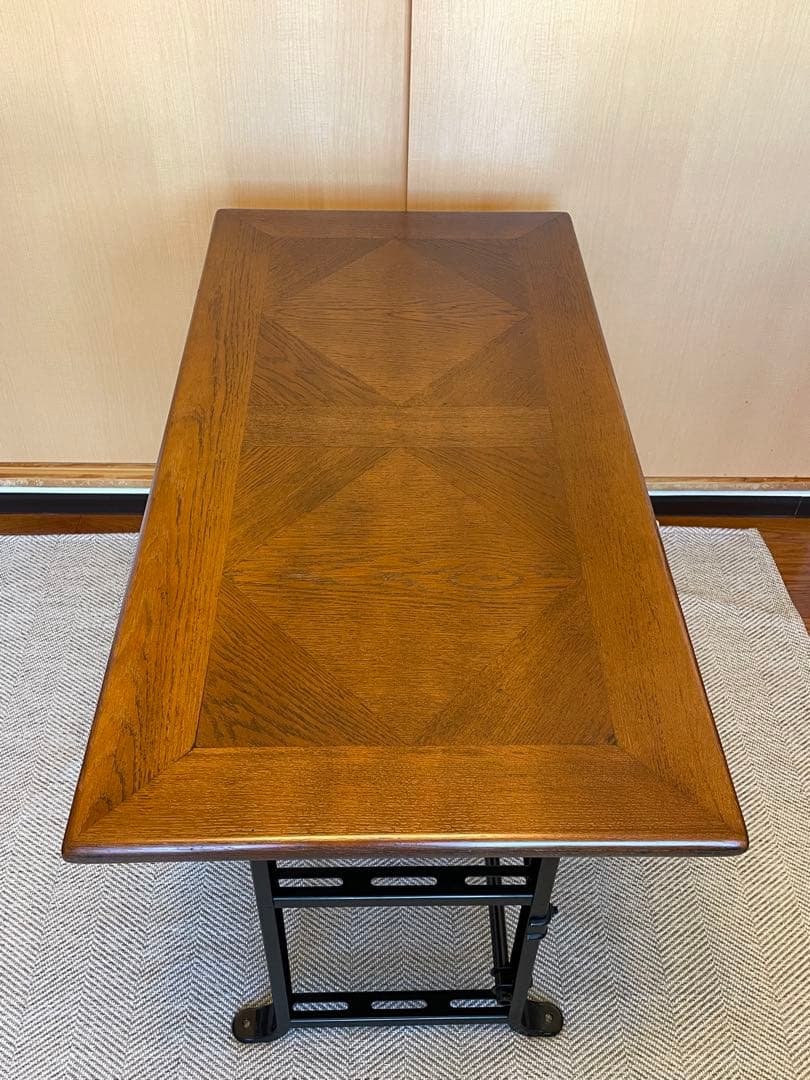 【メンテナンス済み】希少 アメリカ製 SINGER社製 ミシンテーブル デスク