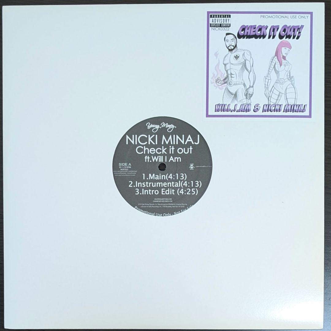 Nicki Minaj Will.I.Am ‎Check It Out レコード