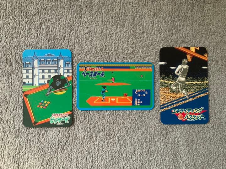 ディスクシステム ソフト７枚セット＋キャラカード３枚