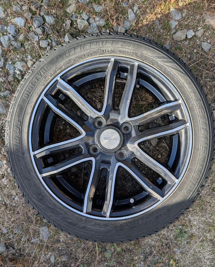 フジコーポレーション SG-E 15inchアルミホイール 軽自動車用4本セット