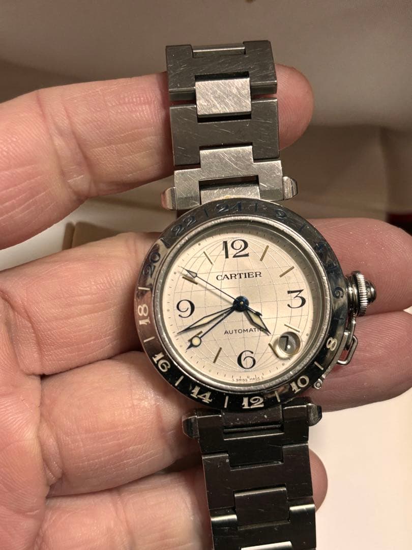 カルティエパシャCメリディアン GMT オートマティック Cartier