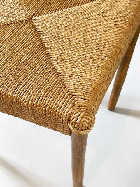 コンランショップスツール付きラタン幾何学模様スツール