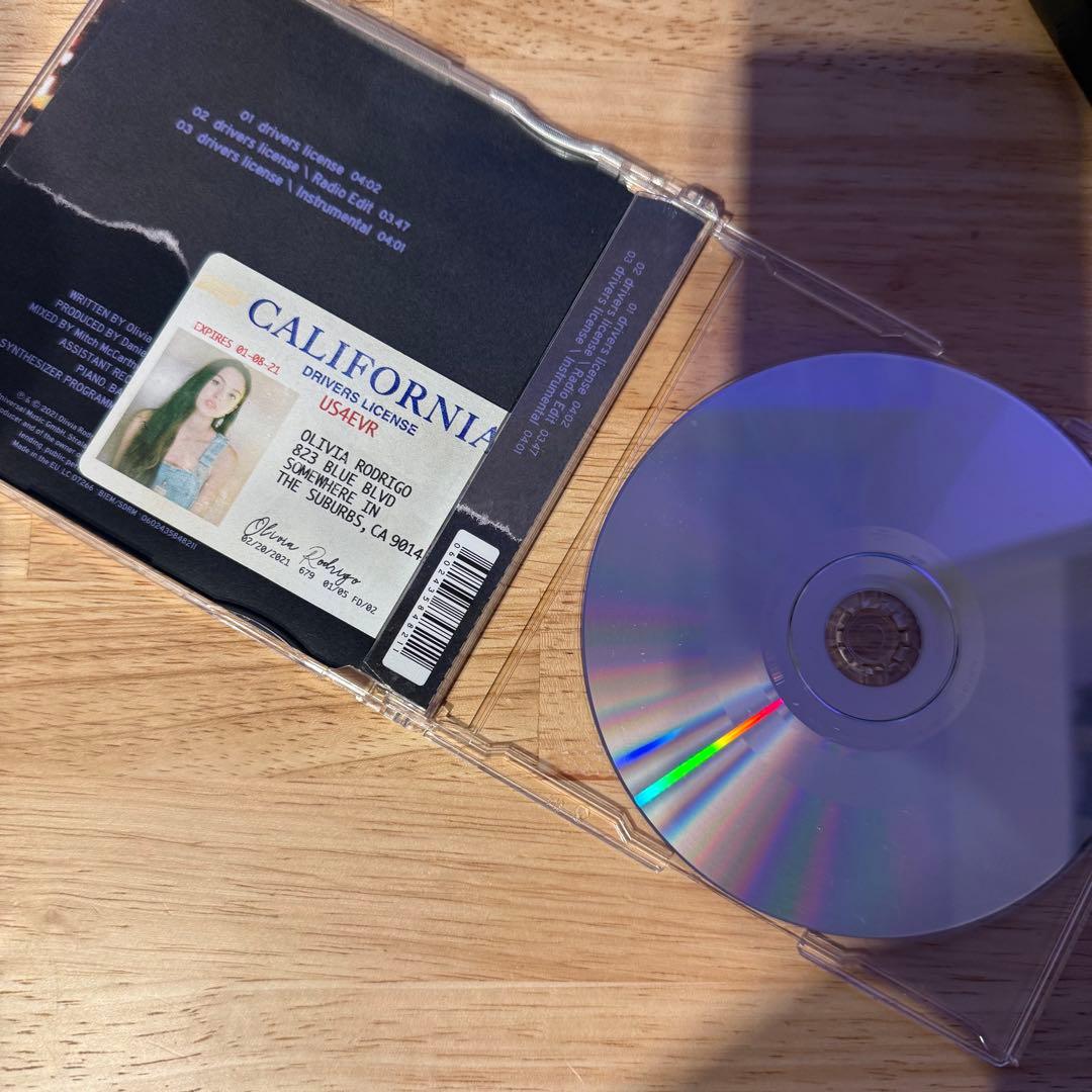 【ドイツ盤】Olivia Rodrigo ds license CD