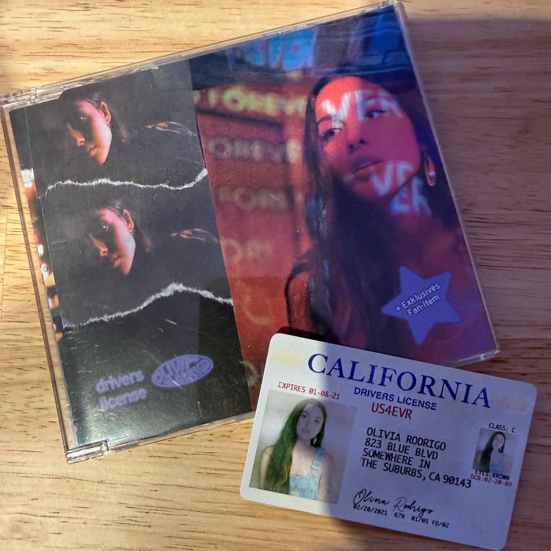 【ドイツ盤】Olivia Rodrigo ds license CD