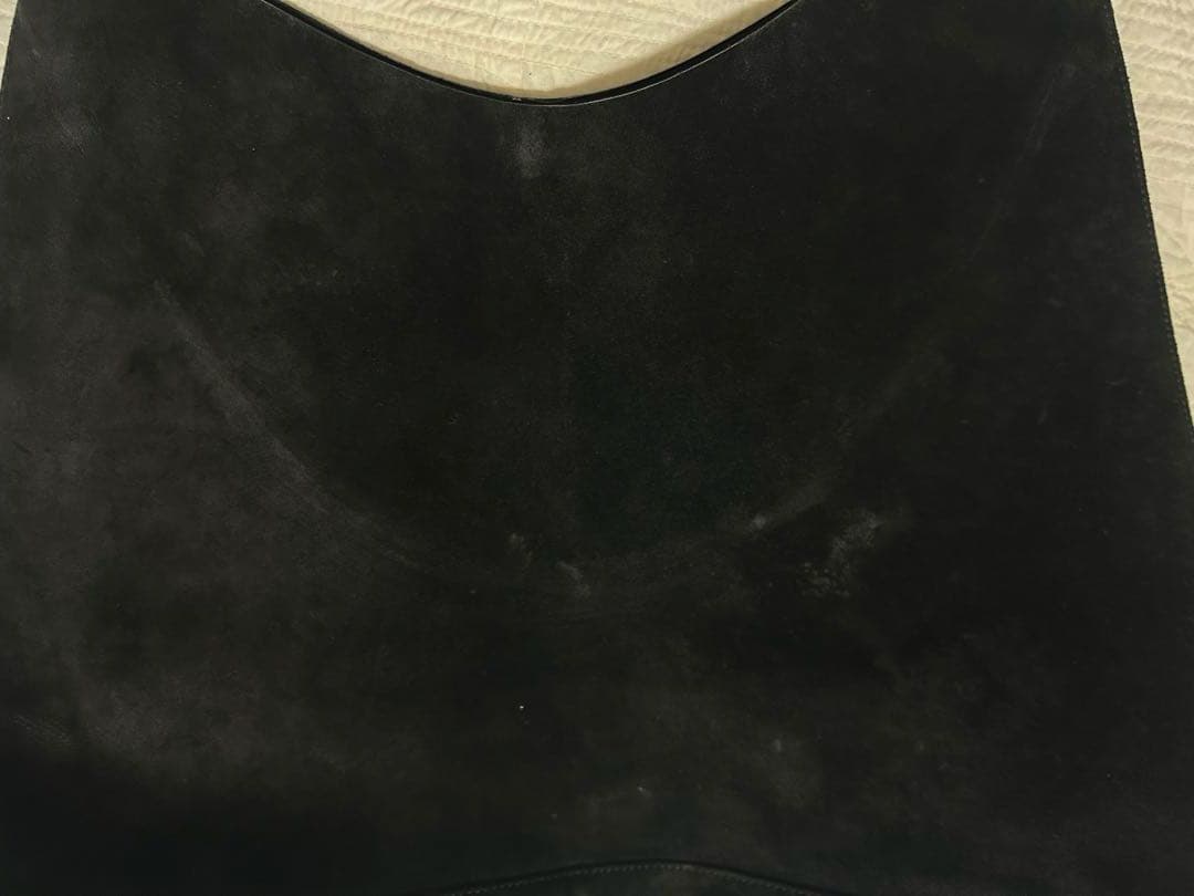 GUCCI グッチ ワンショルダーバッグ トート スエード ポーチ付き ブラック