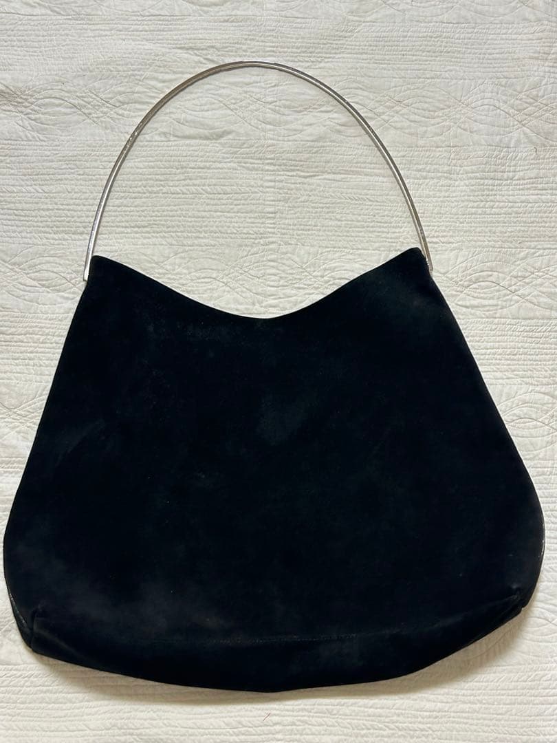 GUCCI グッチ ワンショルダーバッグ トート スエード ポーチ付き ブラック