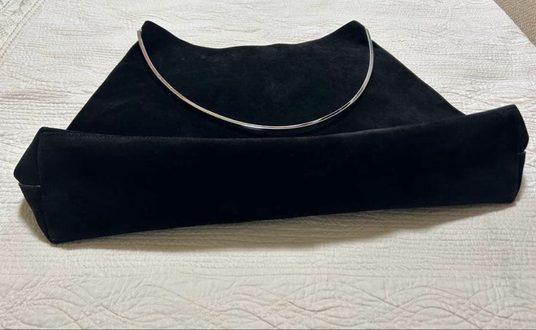 GUCCI グッチ ワンショルダーバッグ トート スエード ポーチ付き ブラック