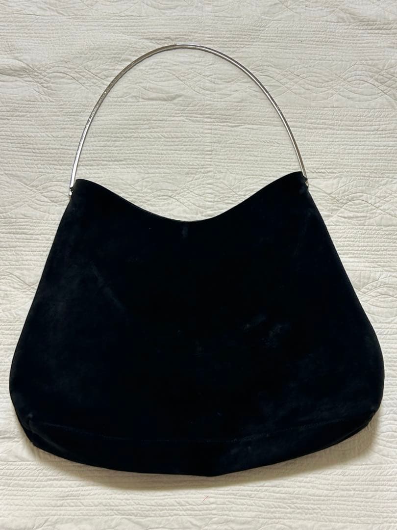 GUCCI グッチ ワンショルダーバッグ トート スエード ポーチ付き ブラック