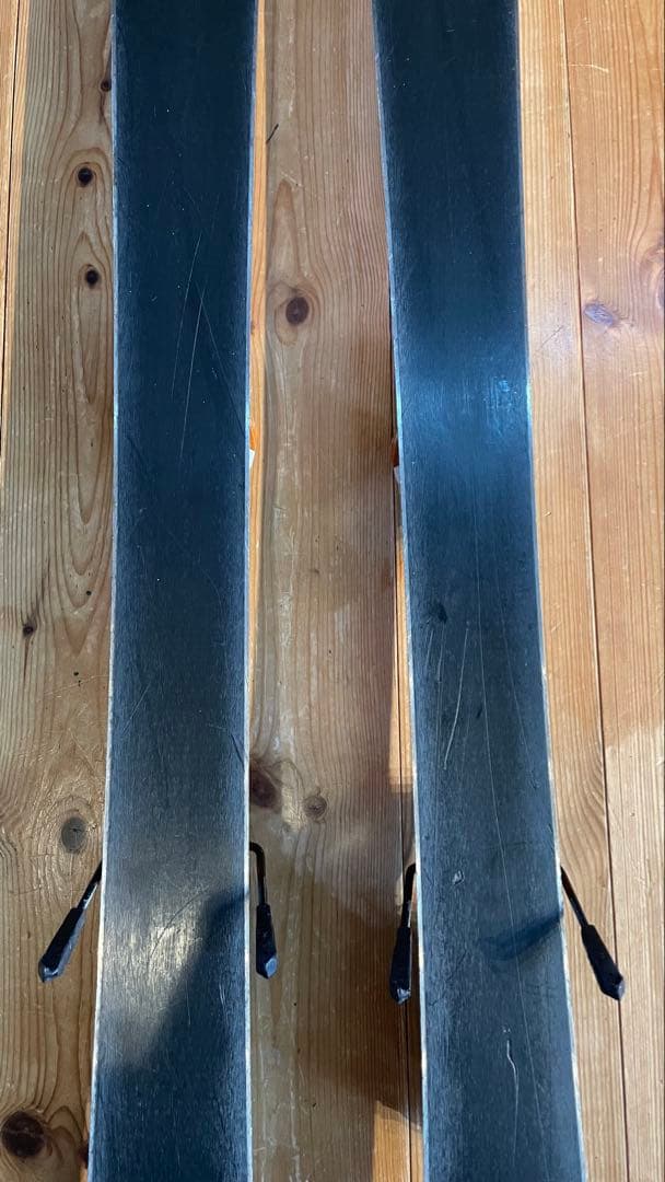 ロシニョールスキー板子供ジュニアkidsキッズ120cmセットストックオレンジ