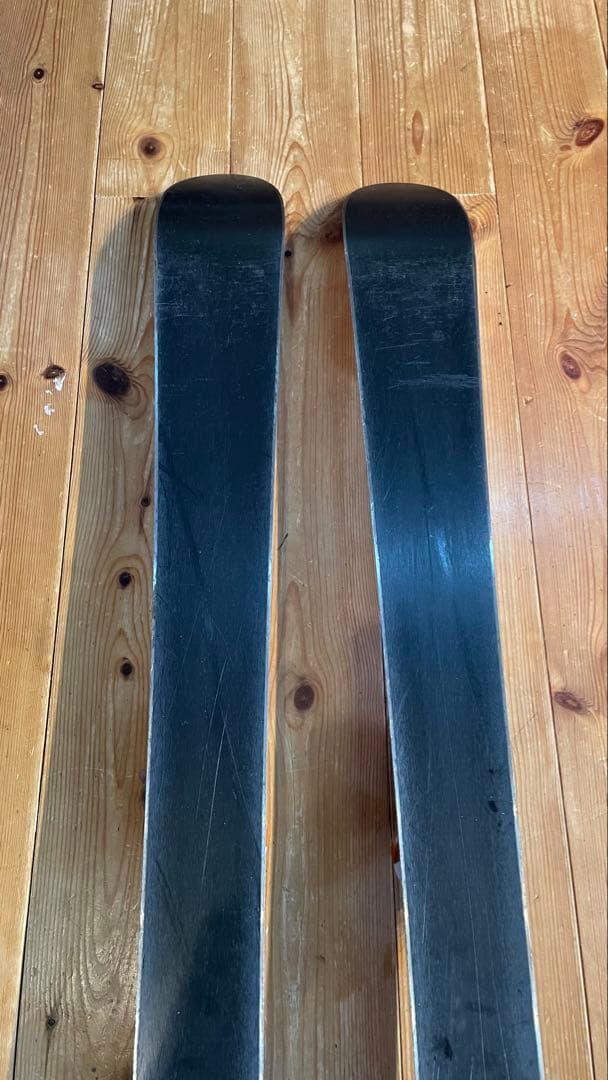 ロシニョールスキー板子供ジュニアkidsキッズ120cmセットストックオレンジ