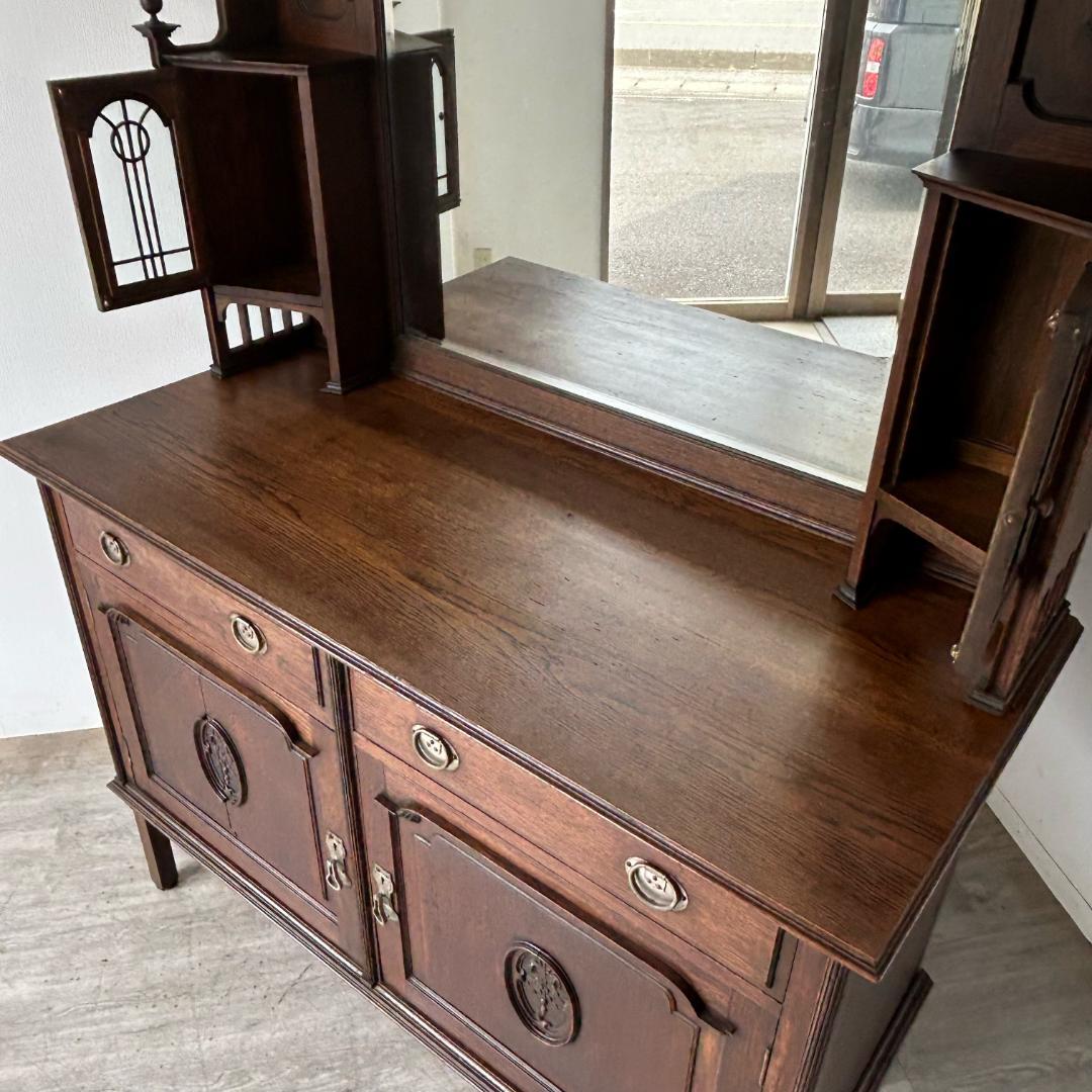 イギリス アンティーク 家具 ミラーバックサイドボード 1930年頃 609A