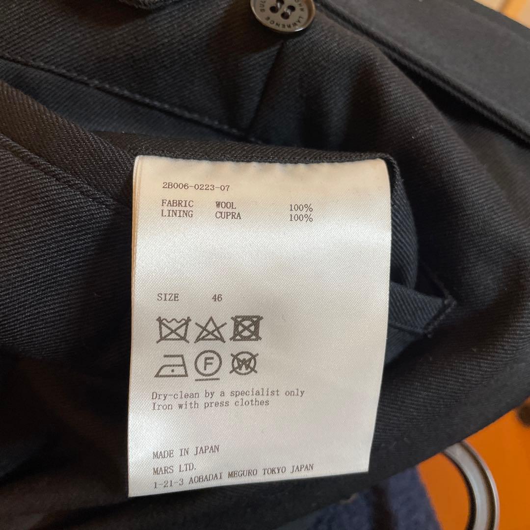 JOHN LAWRENCE SULLIVANウールギャバディントレンチトラウザー