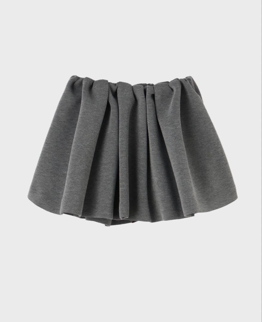 THETOE TOÉ Alster Skirt GRY グレー ミニスカート