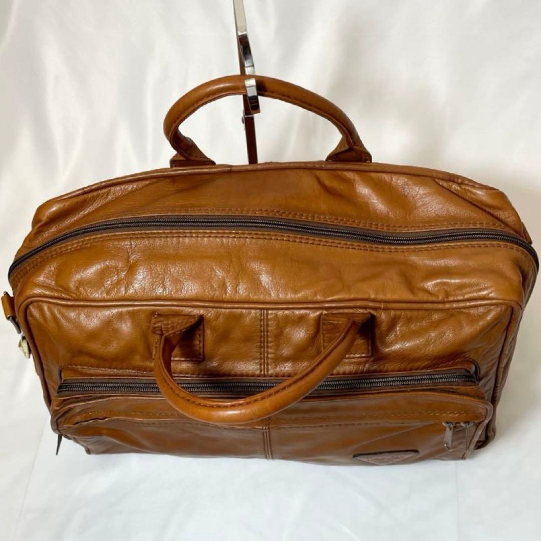【希少】ポーター ボストンバッグ オールレザー 2way 大容量 ブラウン
