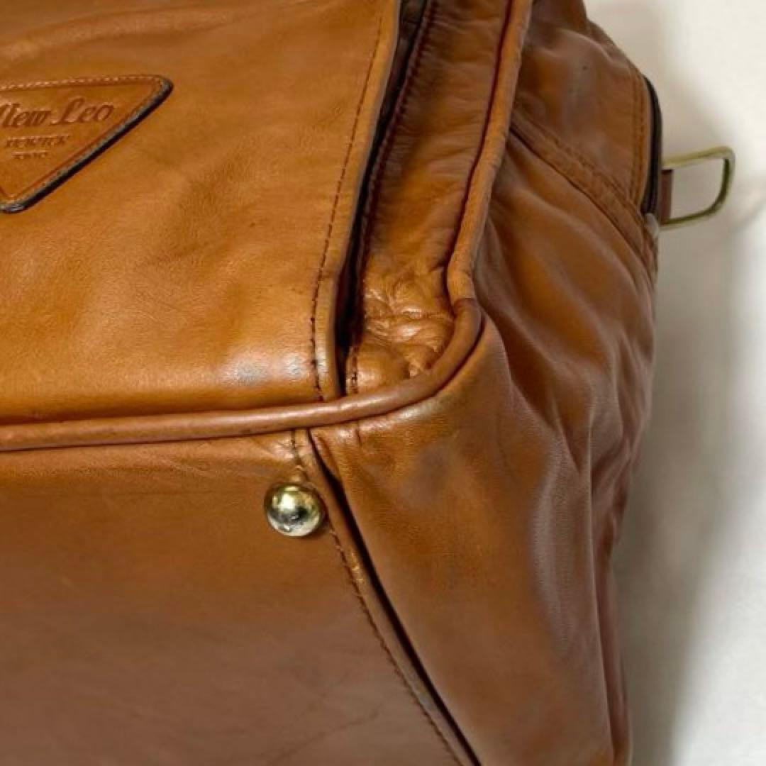 【希少】ポーター ボストンバッグ オールレザー 2way 大容量 ブラウン