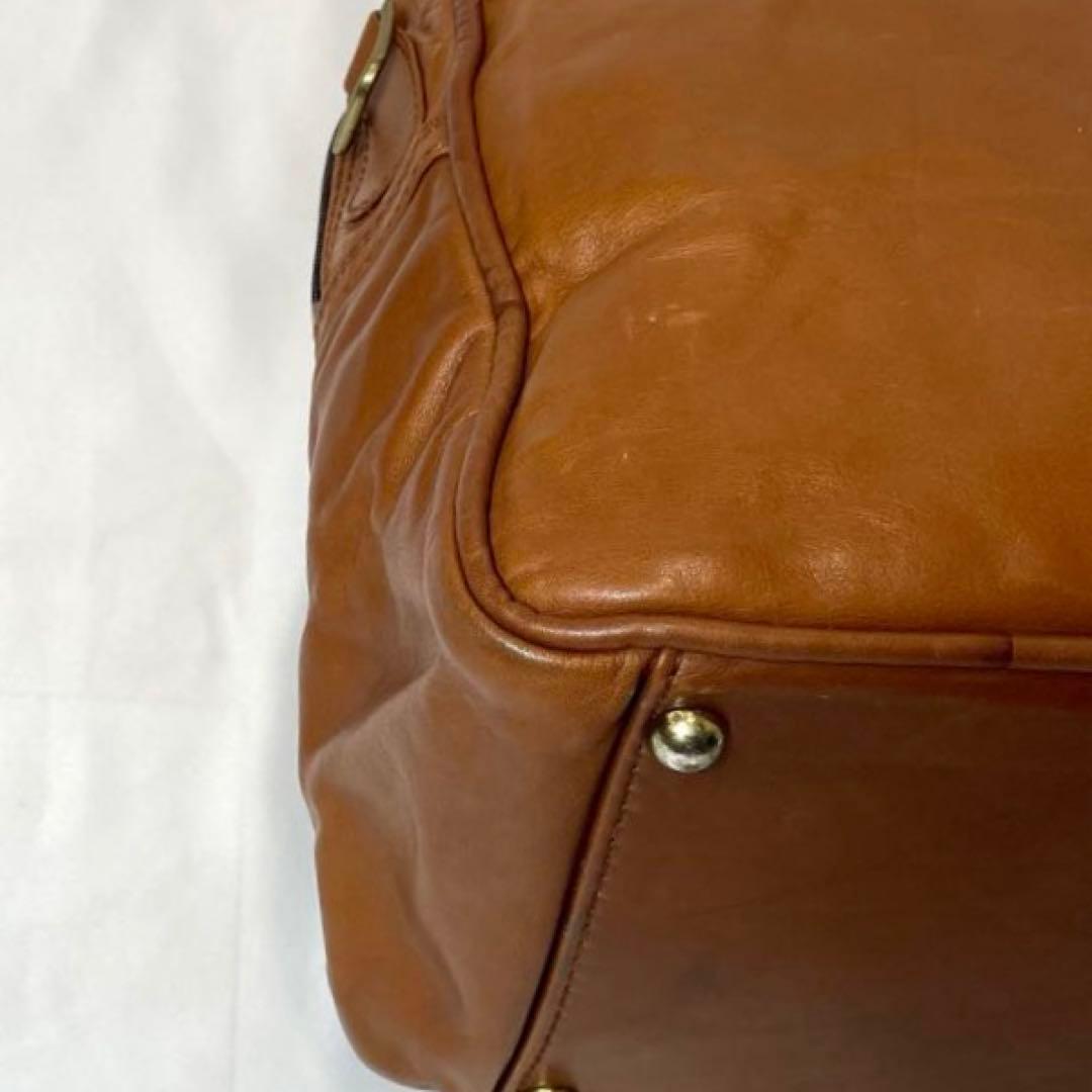 【希少】ポーター ボストンバッグ オールレザー 2way 大容量 ブラウン