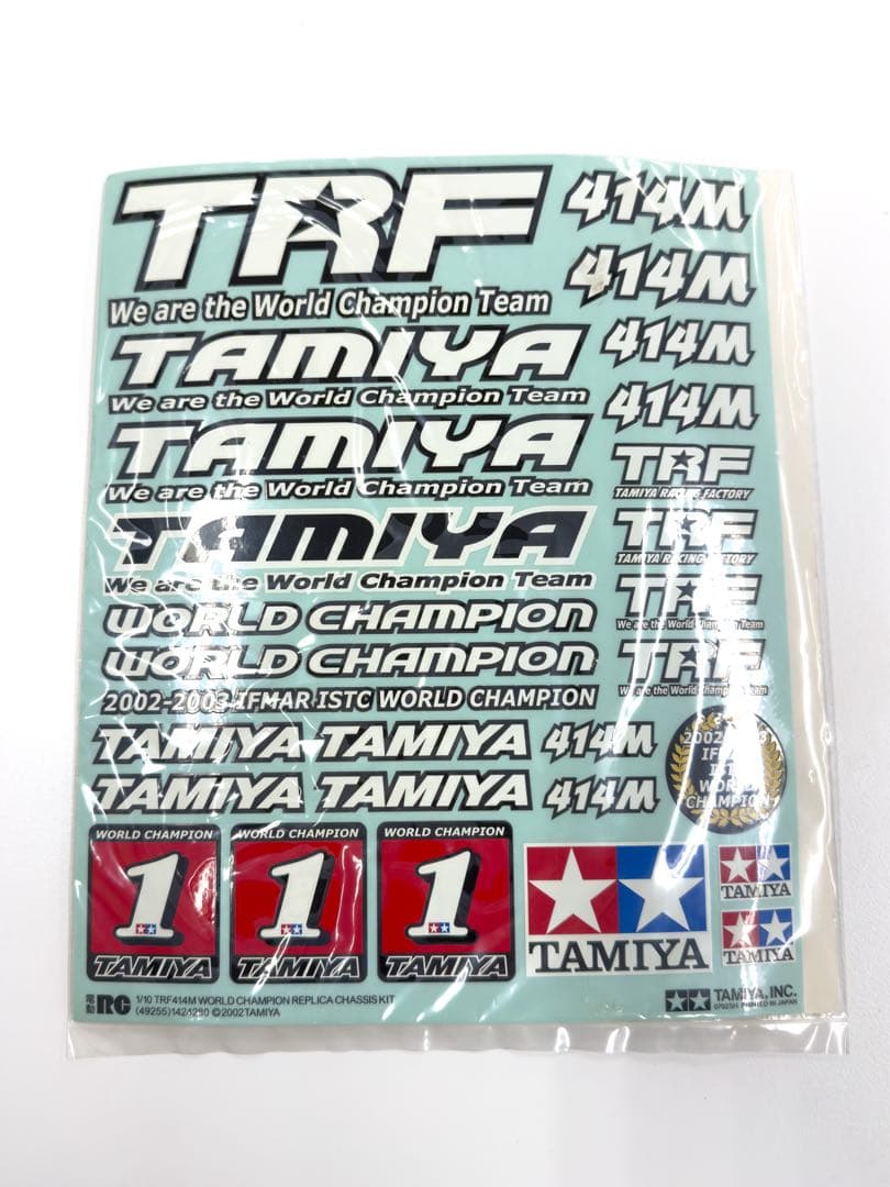タミヤ 1/10 TRF414M ワールドチャンピオンレプリカシャーシキット