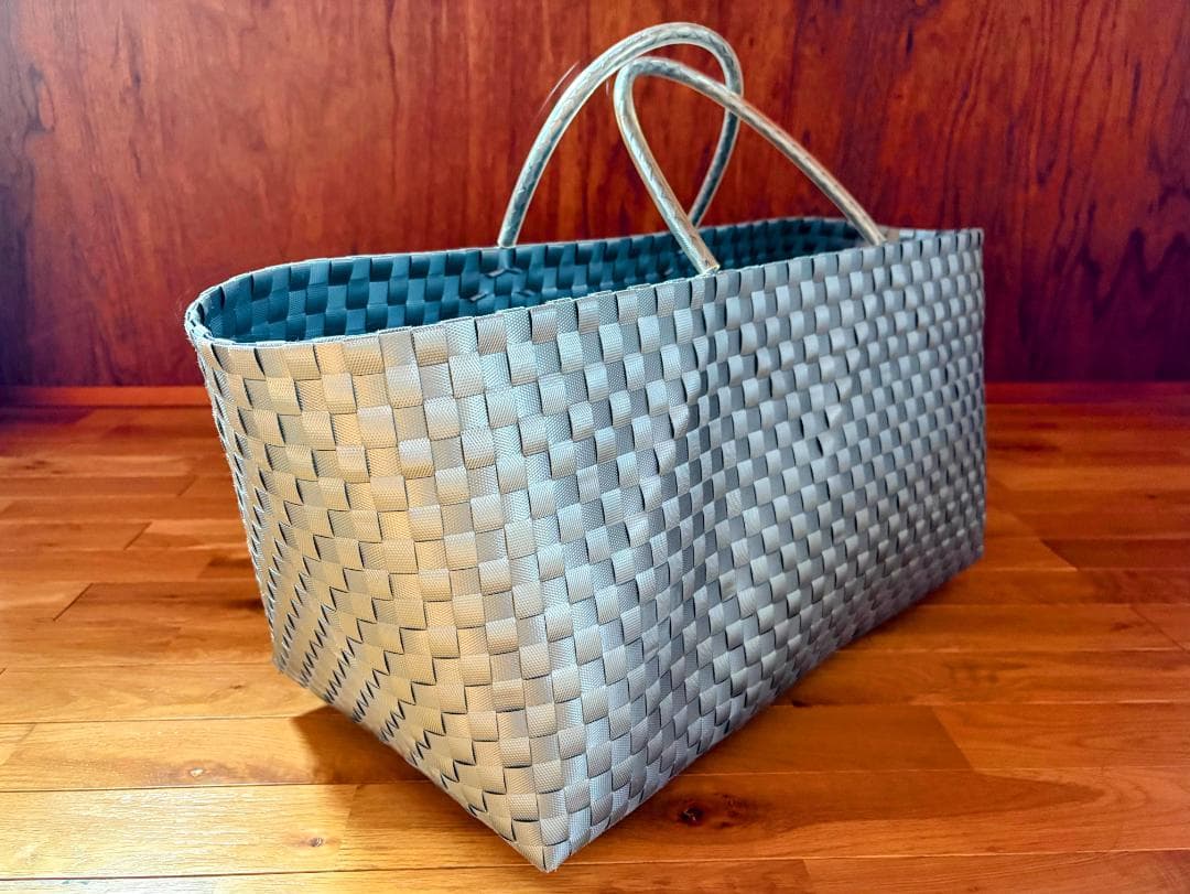 weeksdays ベトナムのかご　XL・XSサイズ　シルバー 2個セット