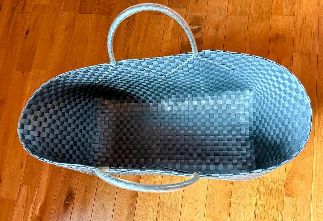 weeksdays ベトナムのかご　XL・XSサイズ　シルバー 2個セット