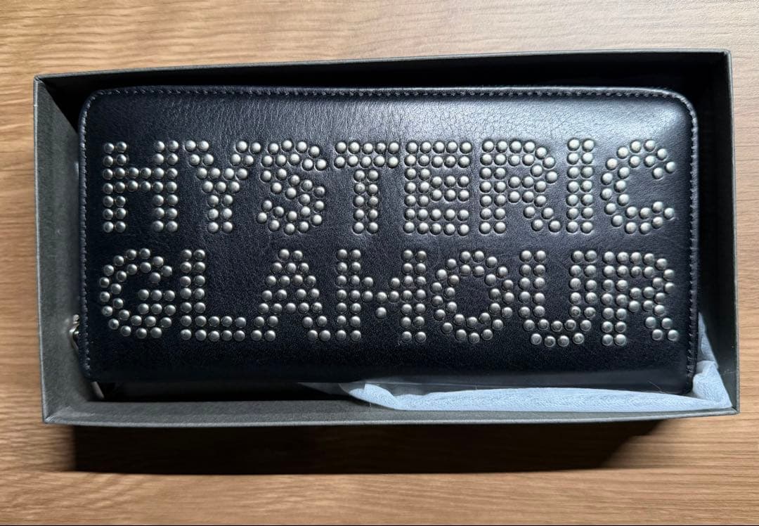 HYSTERIC GLAMOUR スタッズロゴ長財布