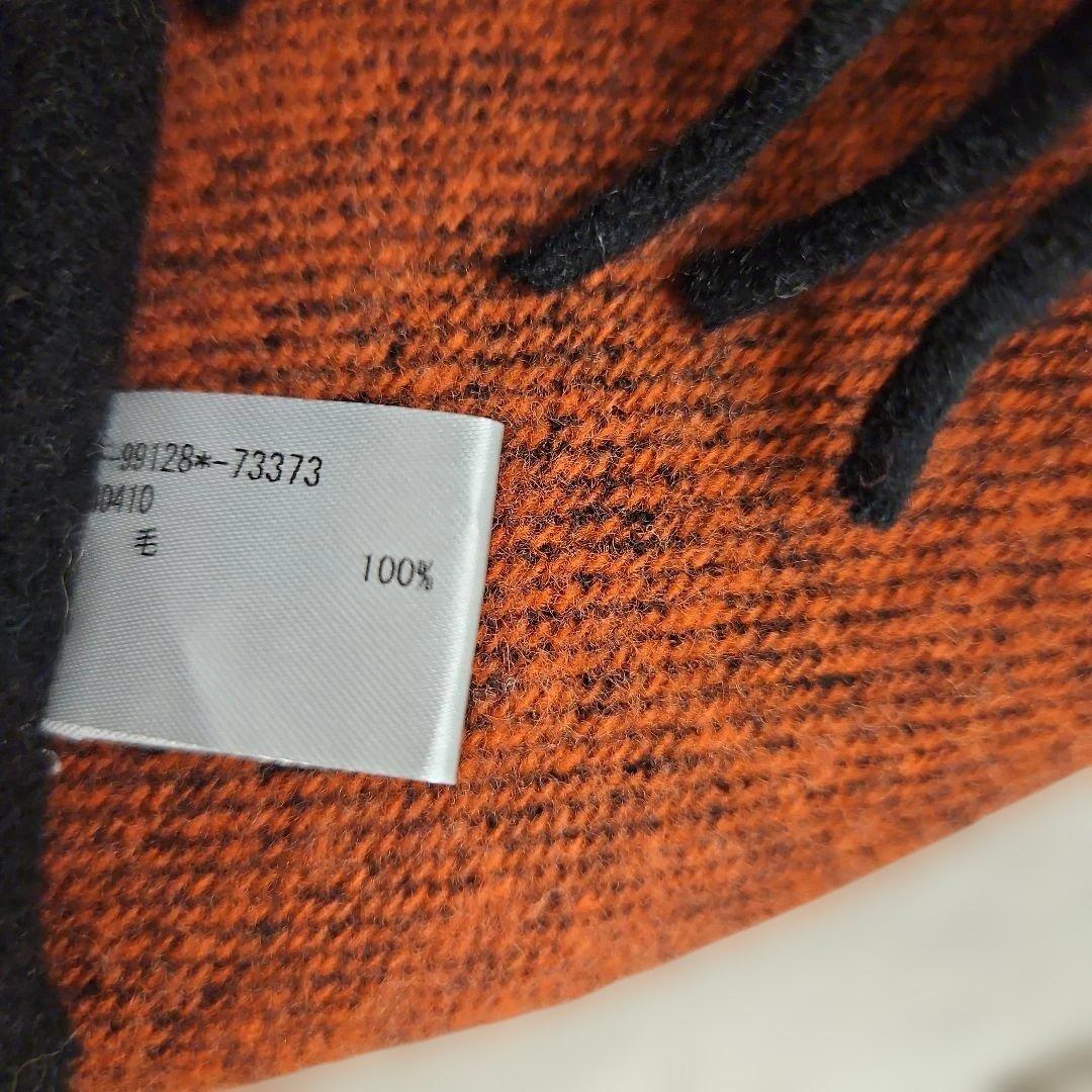 ◾ポール・スミス　厚地リバーシブルマフラー　ウール100％