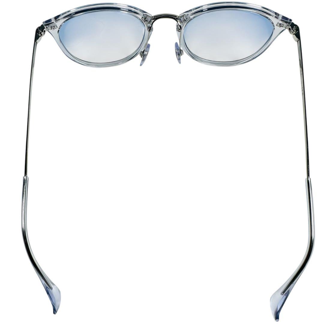 極美品 レイバン RB7140 2001 クリア×シルバー ブルーグラデ 付属完