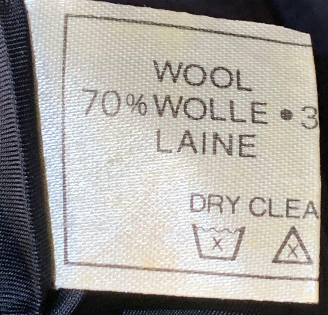 LANVIN ランバン ヴィンテージ ウール カシミア ロングコート 52