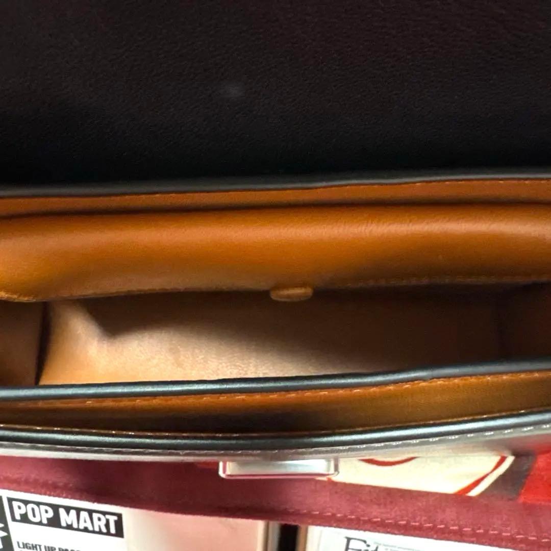 COACH ミニショルダーバッグ ブラック シルバーロゴ 正規品