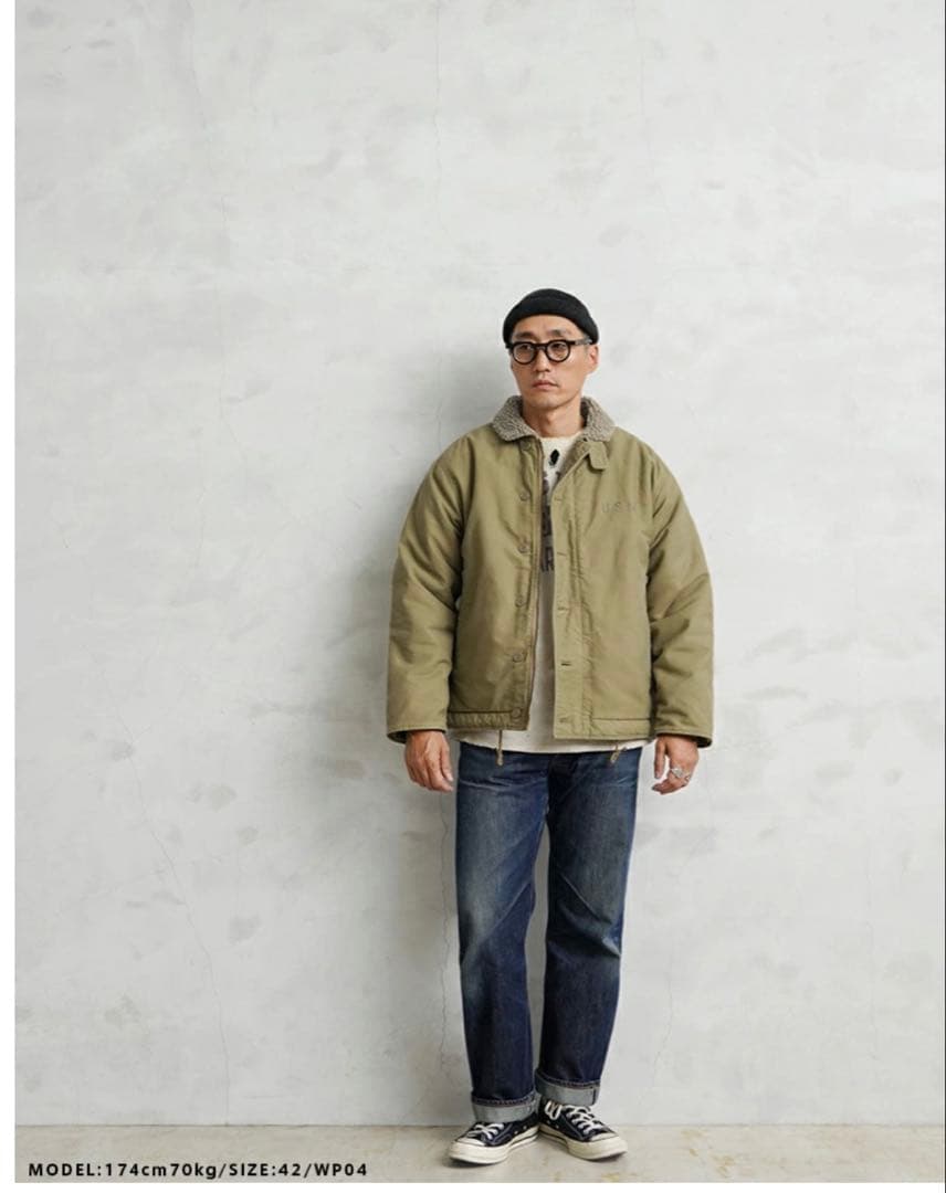 WAIPER.inc U.S.NAVY N-1デッキジャケット WP04 42