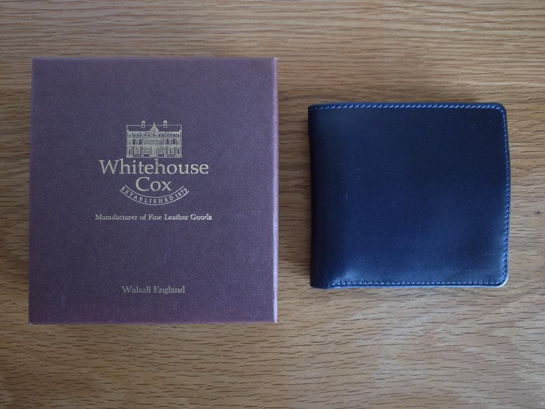 ホワイトハウスコックス ヴィンテージブライドルレザー 2つ折り財布