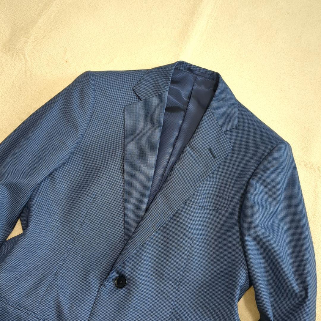 トゥモローランド ピルグリム カノニコ別注 48サイズ ウール シルク混 ブルー