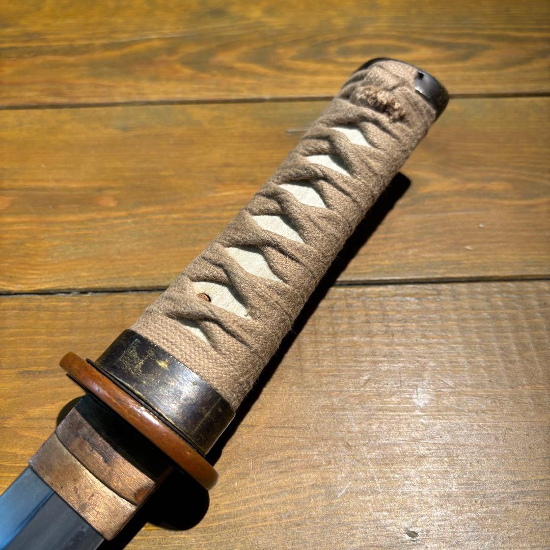 日本刀残欠クラフトナイフNo.78 播磨大掾藤原重高 拵え