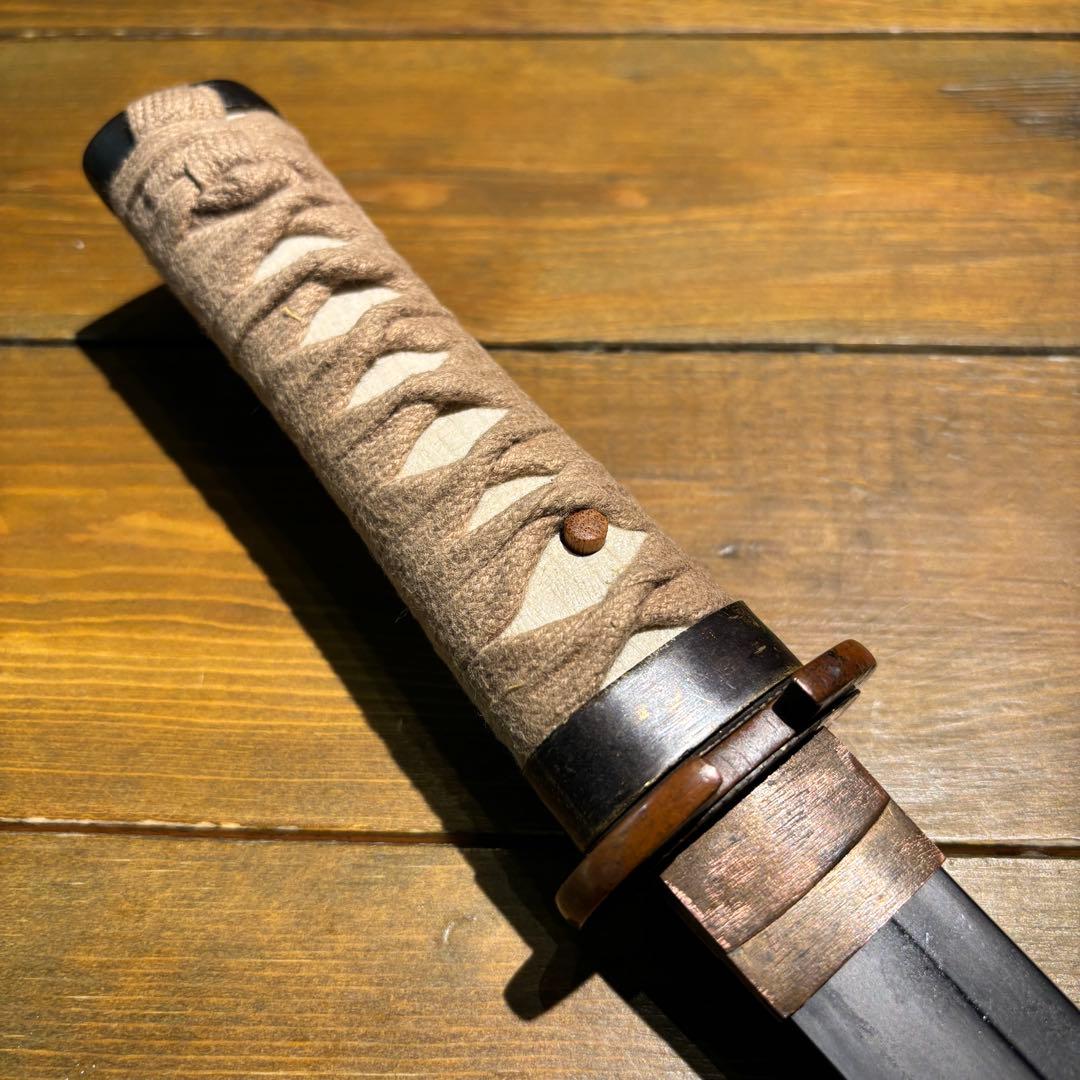 日本刀残欠クラフトナイフNo.78 播磨大掾藤原重高 拵え