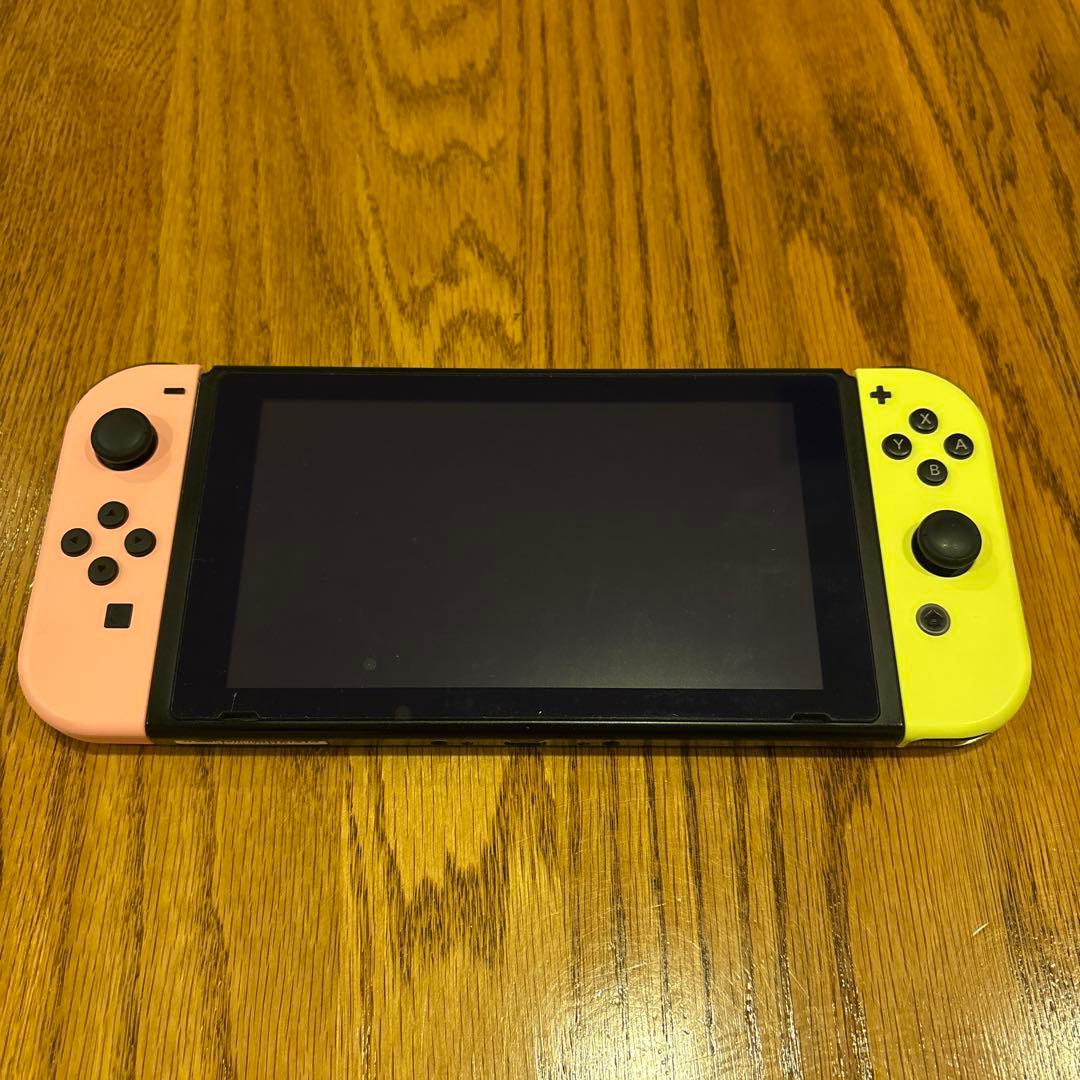 ※ジャンク　Nintendo Switch 本体 ピンクイエローJoy-Con