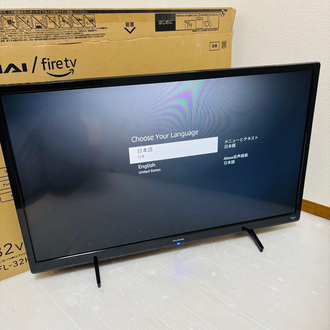 フナイ FL-32HF160 32V型 Fire TV スマートテレビ 23年製