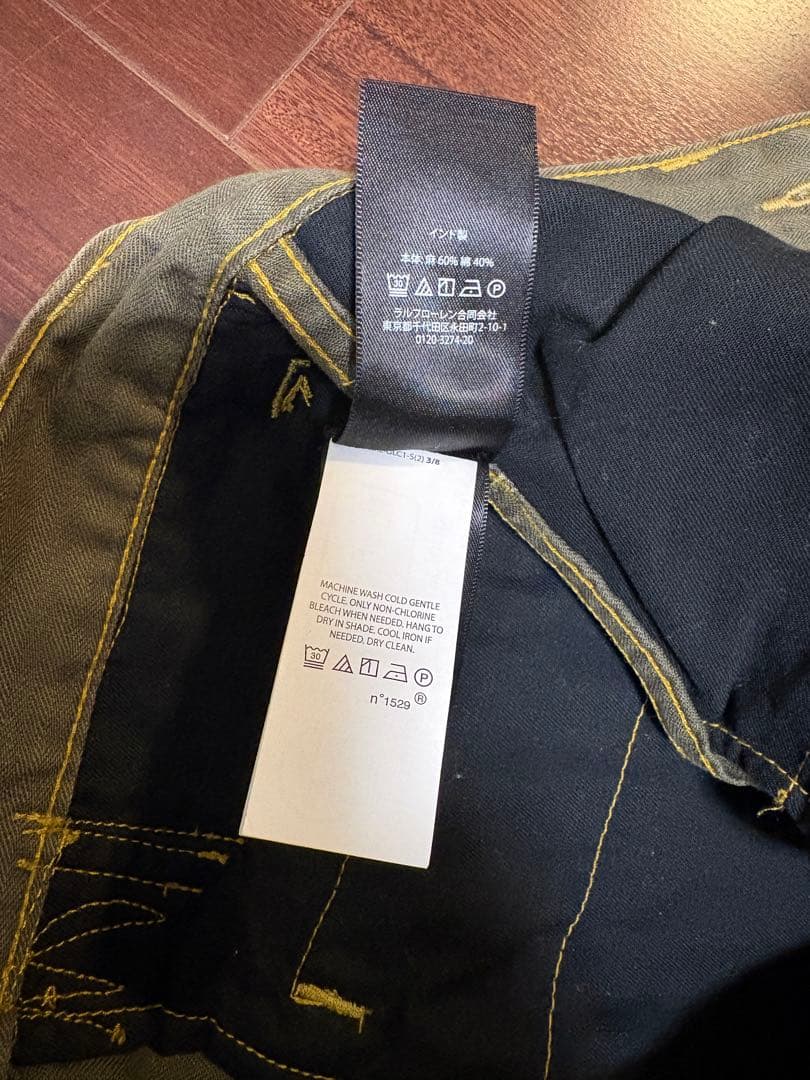 DOUBLE RL オリーブ カーゴパンツ