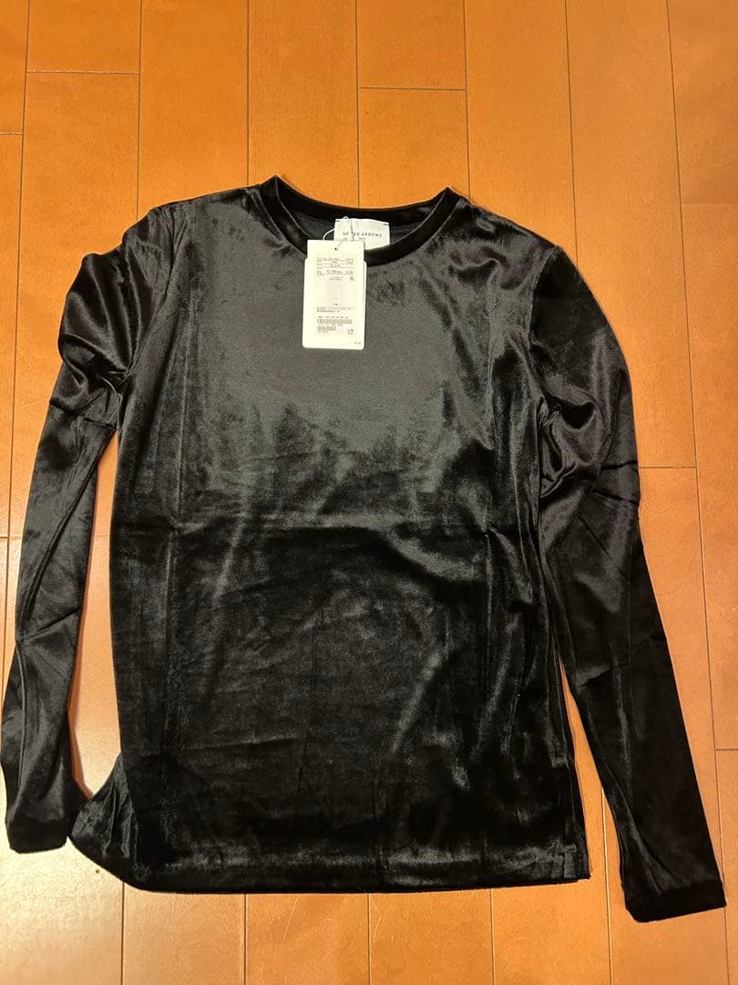 ベロアロングスリーブカットソー　ユナイテッドアローズ　　新品未使用