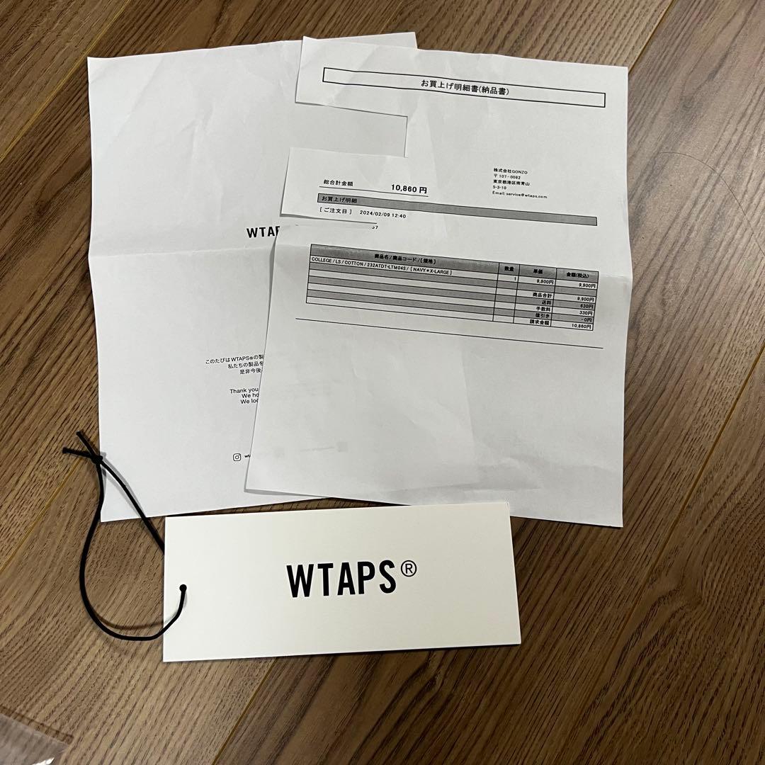 【希少サイズ】Wtaps ロンT XL