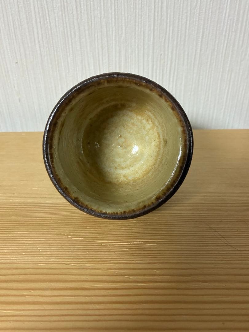 金城次郎　壺屋時代　三彩湯呑み　やちむん　民藝　人間国宝　琉球陶器