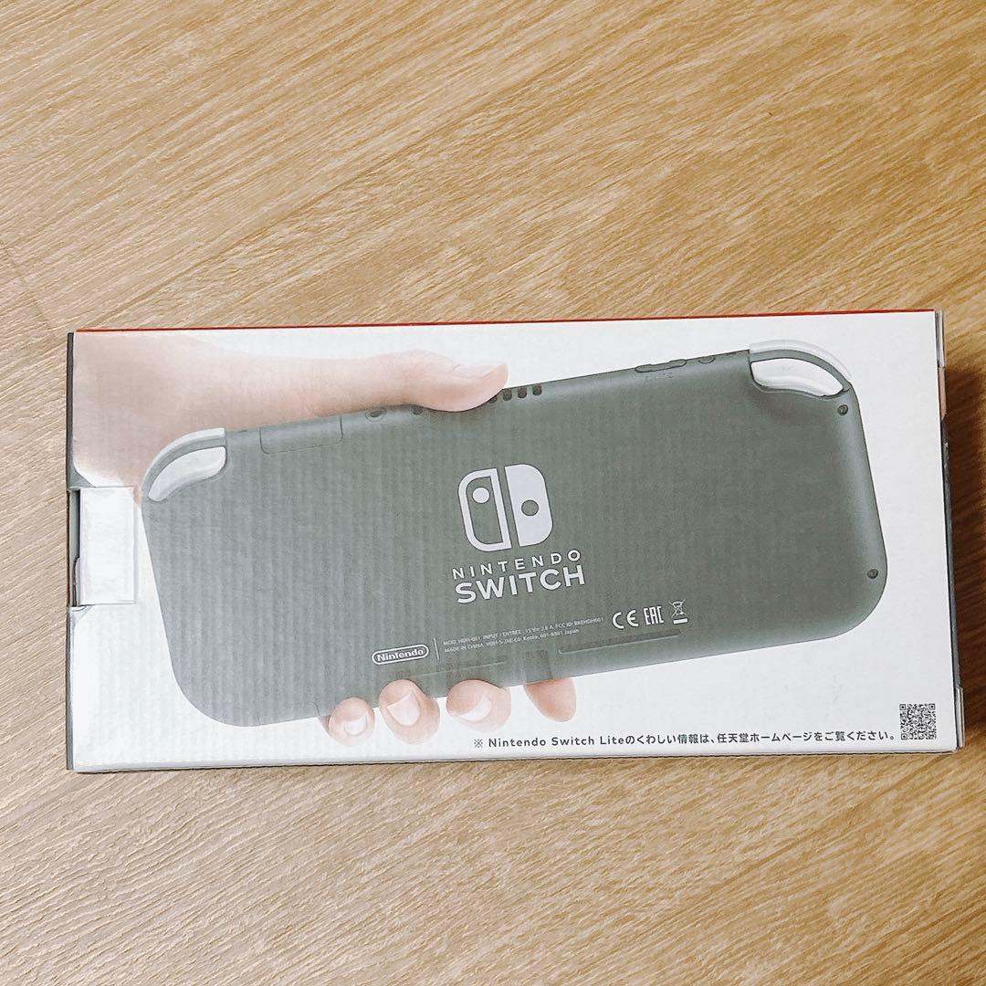 Nintendo Switch Lite グレー 本体　新品