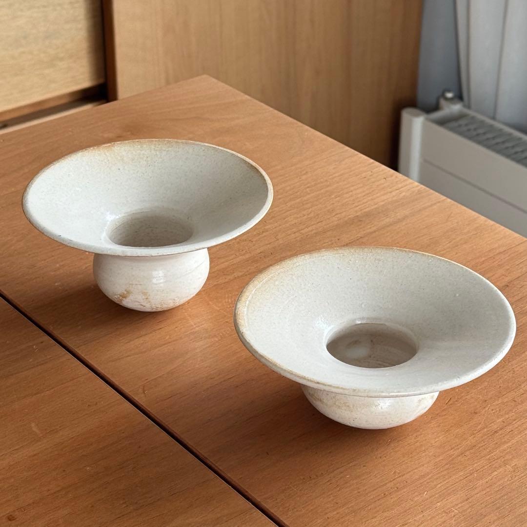 [1/9〆切]超希少入手困難　市川孝　高台鉢　2点セット