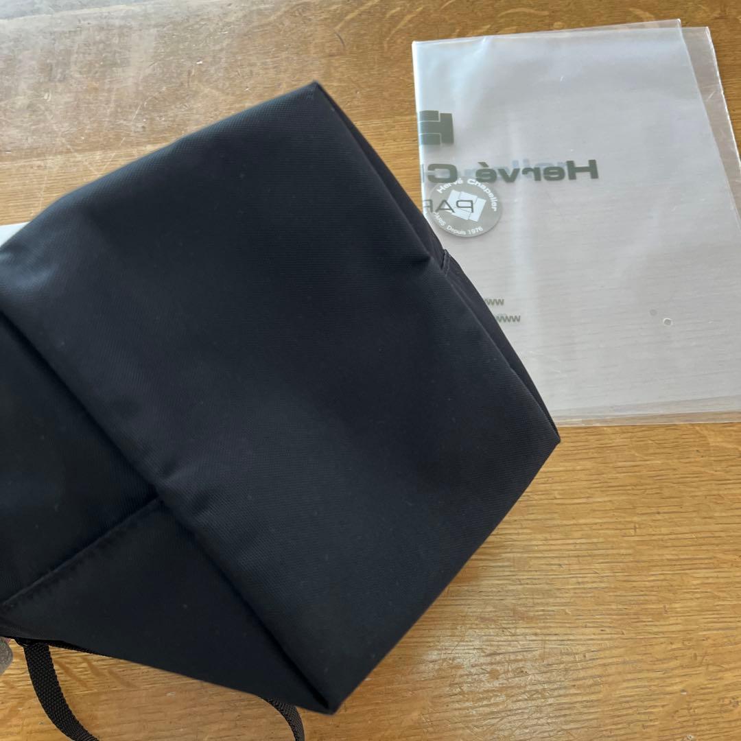 美品　2885N　エルベシャプリエ　舟形ショルダーS　ノワール