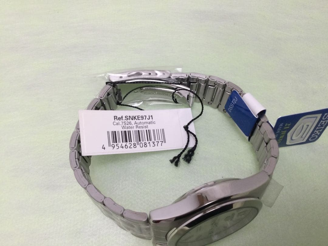 SEIKO セイコー5 自動巻き SNKE97J1 シルバー